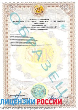 Образец сертификата соответствия (приложение) Кизляр Сертификат ISO 14001